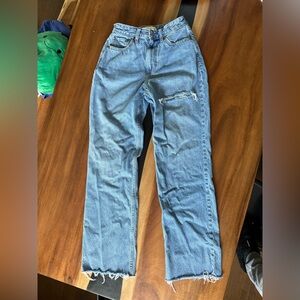 Abercrombie & Fitch Loose High Rise Curve Love Jeans